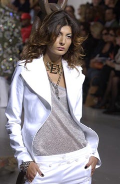 DOLCE & GABBANA S/S 2003 Runway metal mesh top