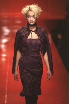 Robe à nœud en satin VIVIENNE WESTWOOD RED LABEL automne-hiver 1997