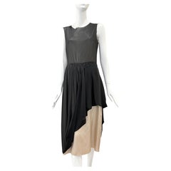 MAISON MARTIN MARGIELA S/S 2003 draped maxi dress