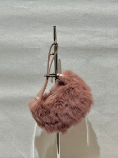 GUCCI by TOM FORD F/W 2003 pink mini mink fur bag