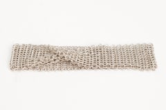 Tiffany & Co. Elsa Peretti Kettengeflecht-Armband aus Sterlingsilber