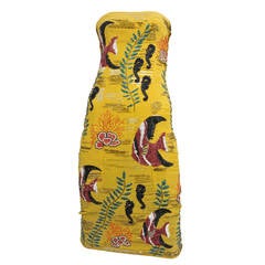 Karl Lagerfeld Beaded Coral Reef Dress