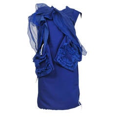 Junya Watanabe Blue Abstract Dress