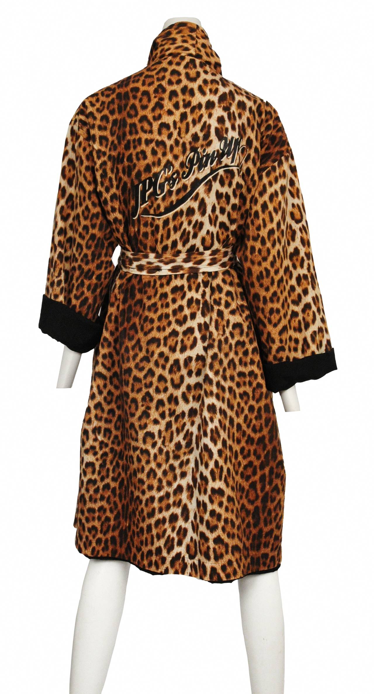 leopard print bathrobes