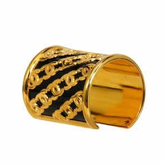 Chanel Embossed Cuff