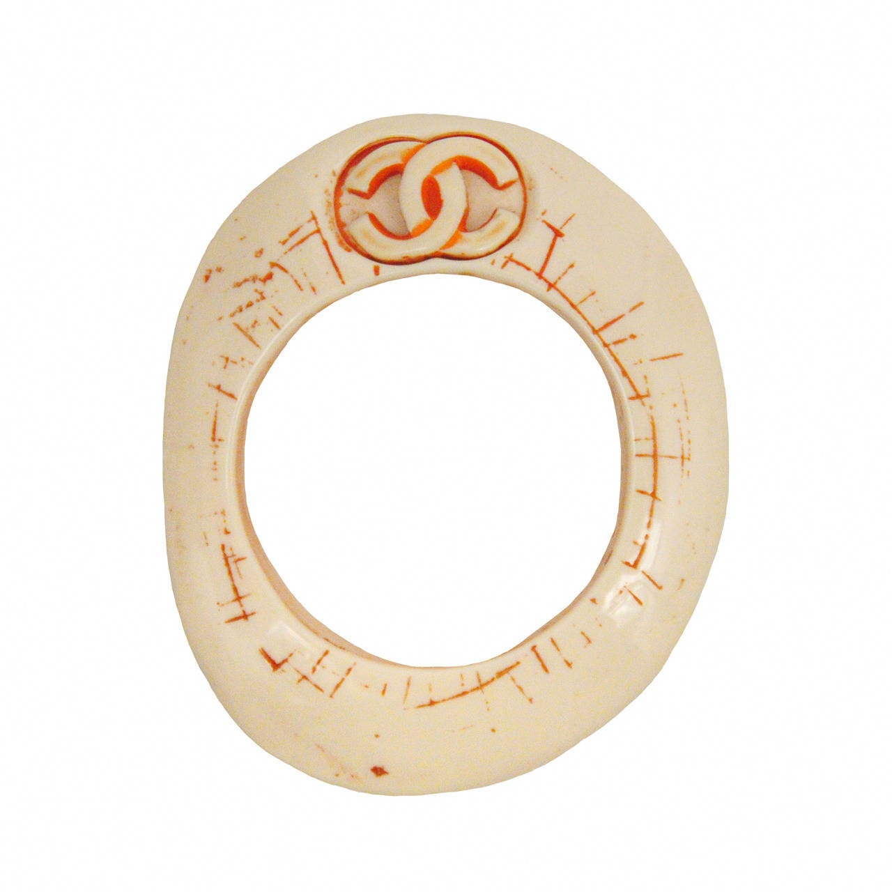 Chanel Faux Ivory Bangle