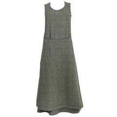 Comme des Garcons Military Inspired Wrap Dress