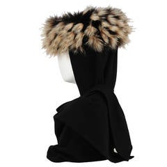 Retro Yves Saint Laurent Fur Hat