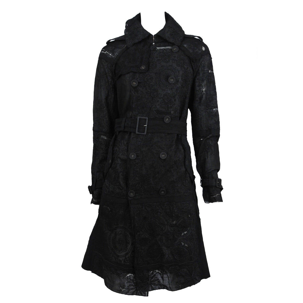 Tao Embroidered Trench Coat