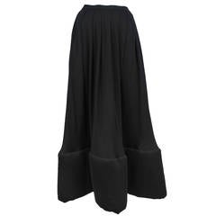 Jean Paul Gaultier Black Maxi Skirt