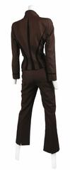 Thierry Mugler Brown Pant Suit
