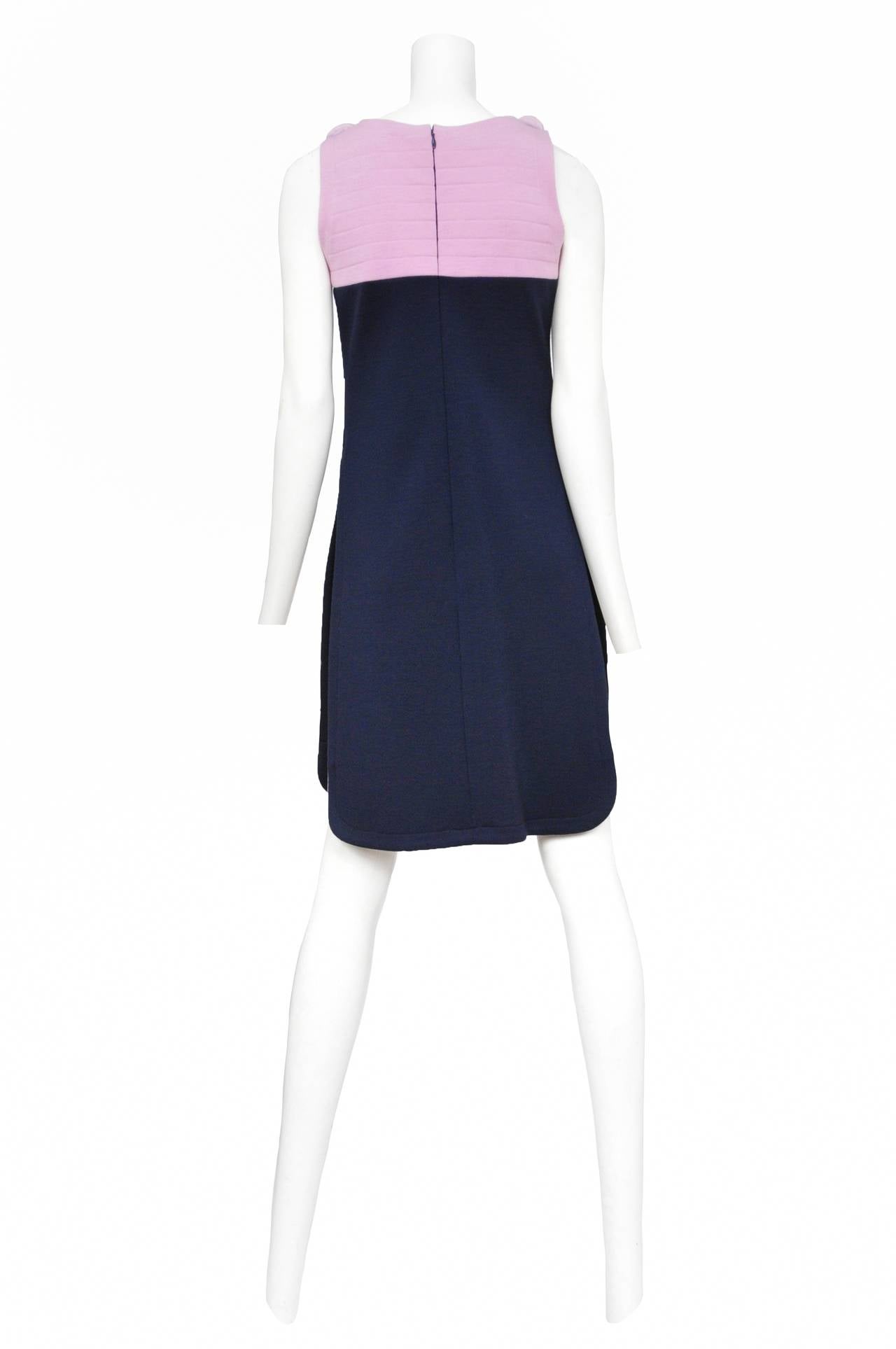 Women's Pierre Cardin Mini Dress with Round Pockets