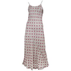 Comme Des Garcons Polka Dot Slip Dress