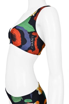Chanel Pop Art Camellia & Chanel Logo Bikini 1992 - New Vintage