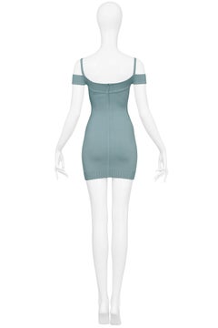 Azzedine Alaia  Vintage Seafoam Mini Dress, 1992