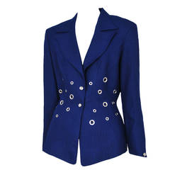 Thierry Mugler Cobalt Blue Blazer