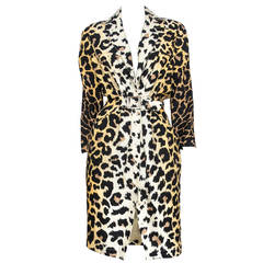 Vintage Thierry Mugler Leopard Print Day Dress