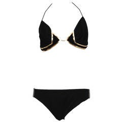 Jacques Cassia Black Jersey Swim Ensemble