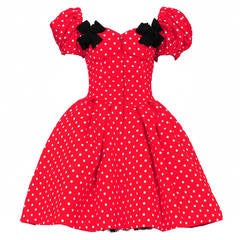 Christian Lacroix Polka Dot Cocktail Dress 2