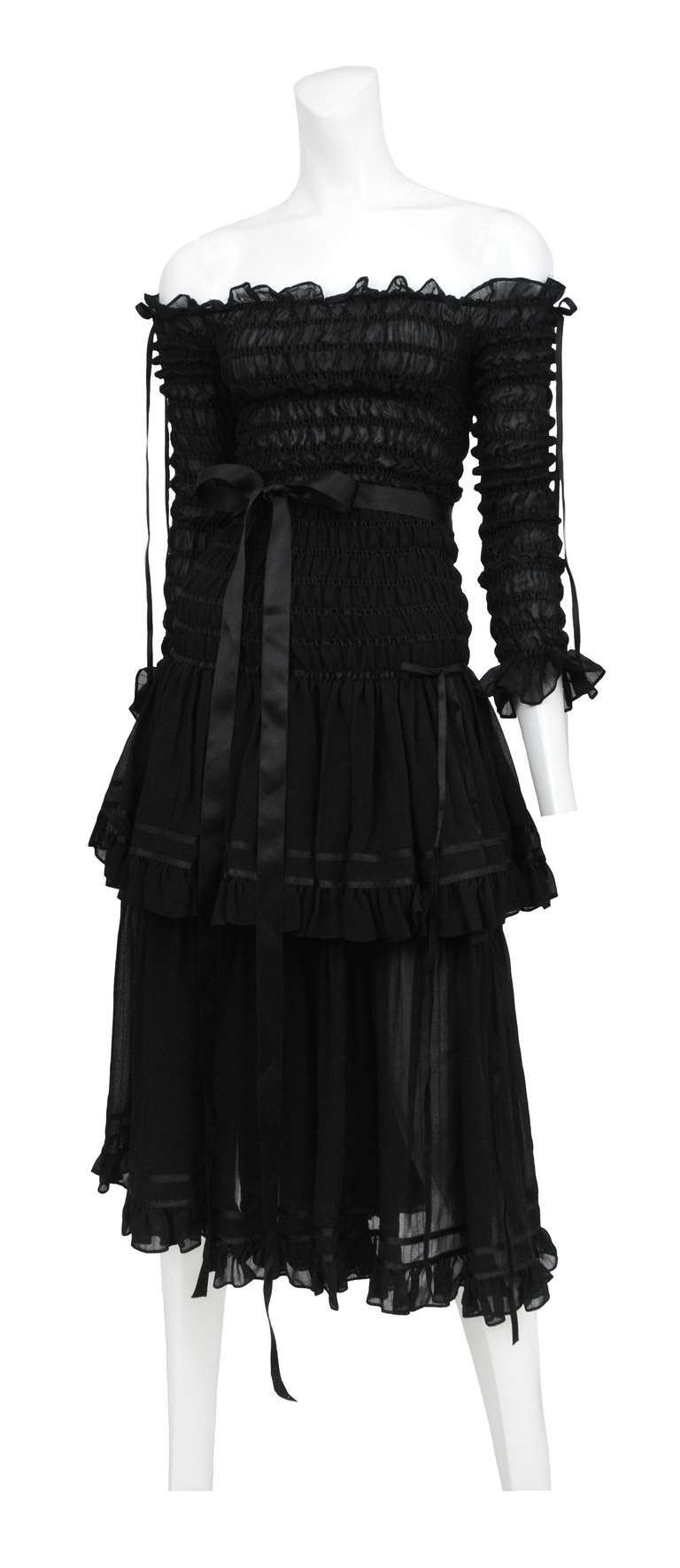 chiffon two piece
