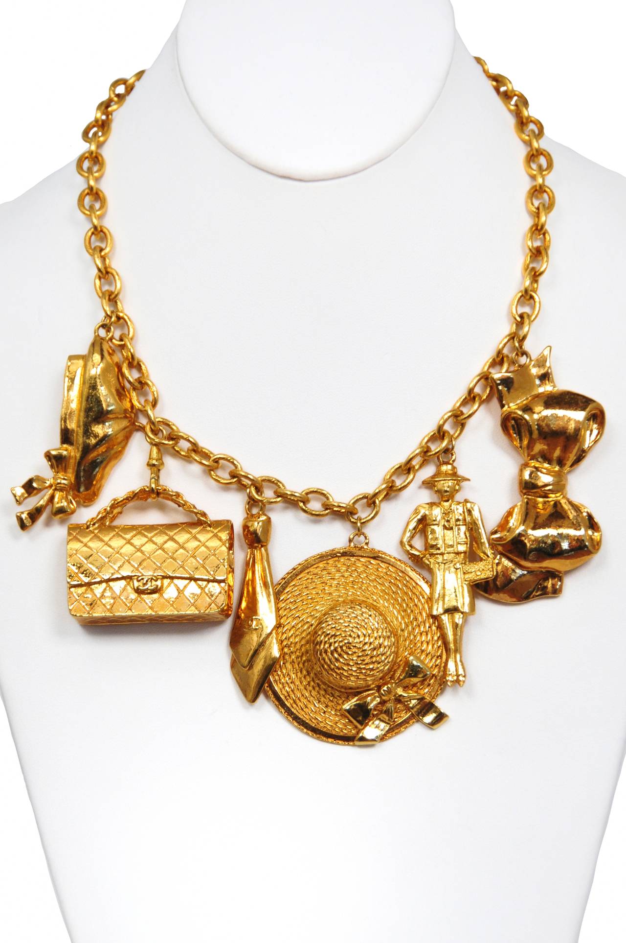 Chanel Charm Necklace at 1stDibs