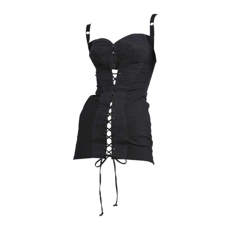 Dolce and Gabbana Lace Up Corset Top