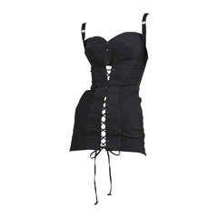 Dolce and Gabbana Lace Up Corset Top