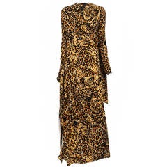 Yves Saint Laurent Iconic Leopard Print Gown