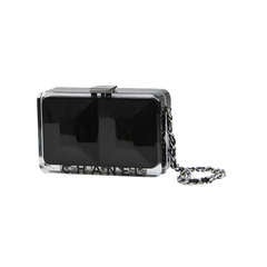 Chanel Lucite Clutch - 11 For Sale on 1stDibs