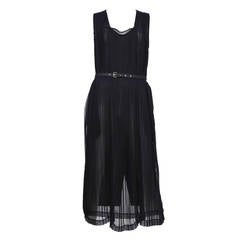 Comme Des Garcons Knife Pleat Dress