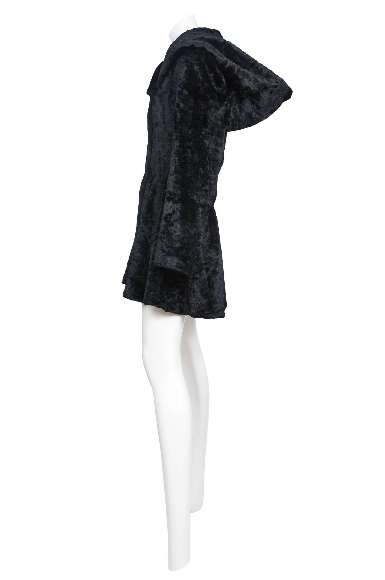 alaia fur coat