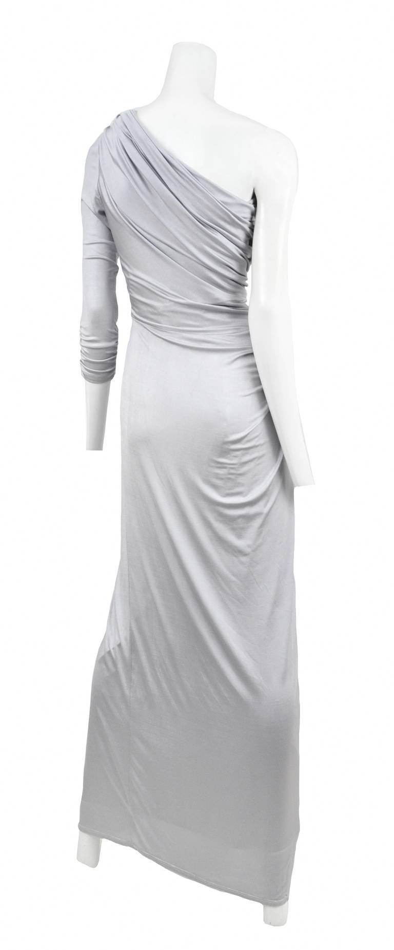 Silk Jersey Versace Gown In Excellent Condition In Los Angeles, CA