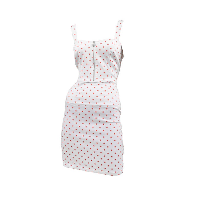 Polka Dot Versace Sun Dress