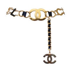 Chanel Coco Logo Belt