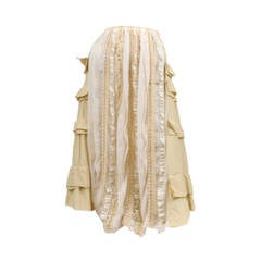 Comme Des Garcons Deconstructed Ruffle Skirt