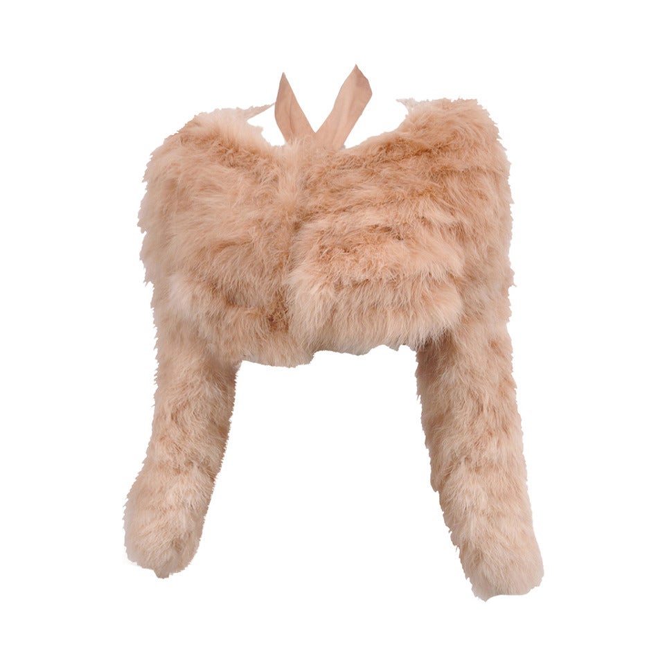 Tom Ford for Gucci Marabou Bolero at 1stDibs | tom ford marabou, marabou  hair designer, gucci bolero