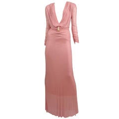 Vintage Tom Ford for Gucci Pink Crystal Gown