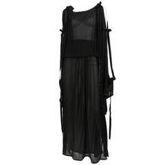 Yves Saint Laurent Sheer Tunic Ensemble