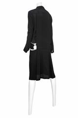 Yohji Black Cut Out Shirt Dress