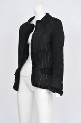 Yohji Black Shearling Jacket