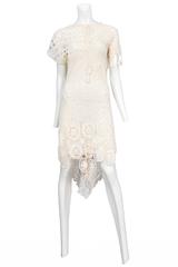 Gaultier Ivory Crochet Day Dress