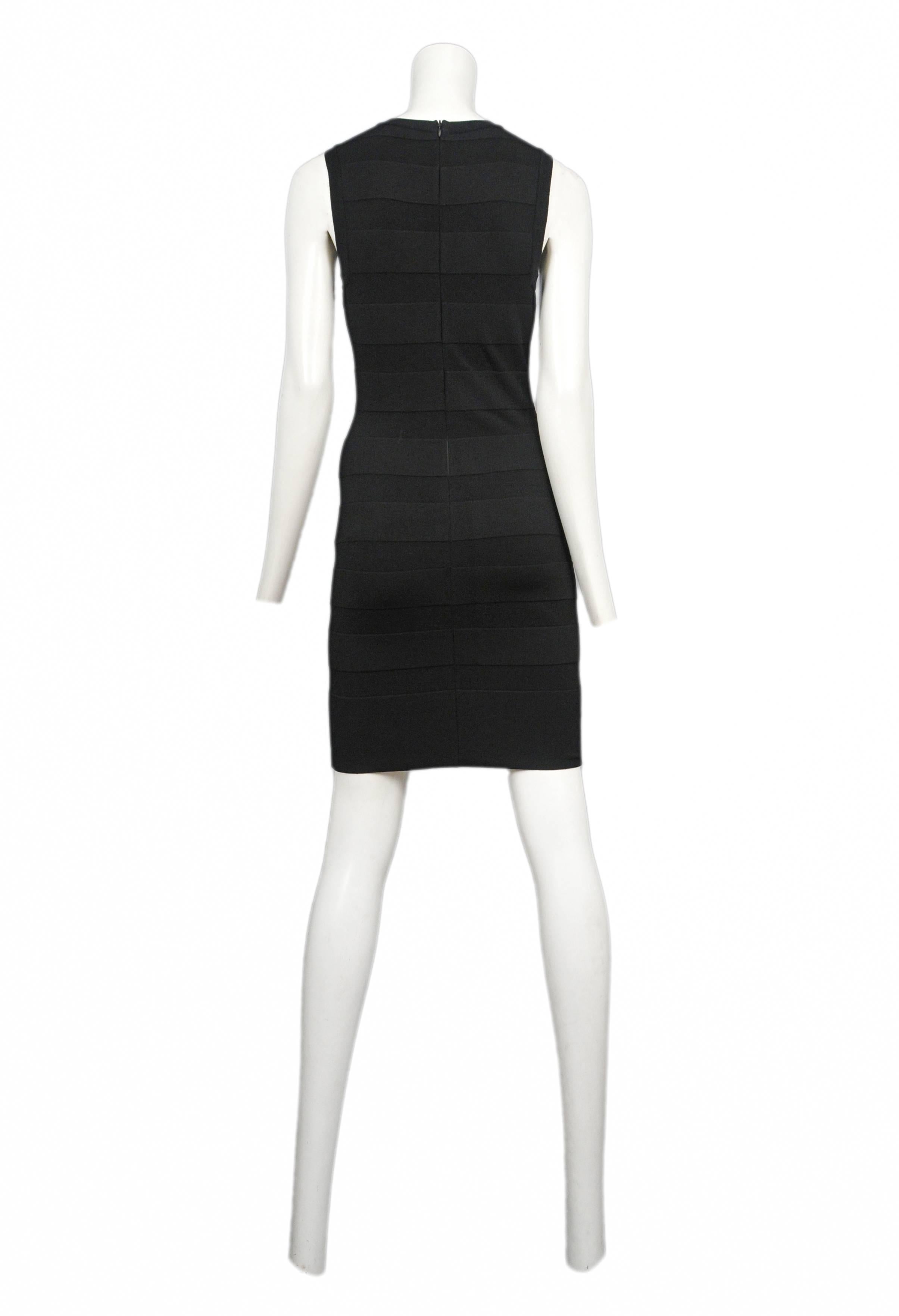 ALAIA Black Panel Dress In Excellent Condition In Los Angeles, CA