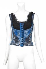 McQueen Irere Brocade Corset