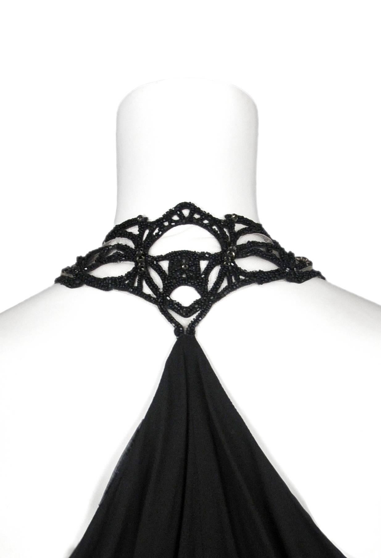 Women's McQueen Beaded Necklace Dress 