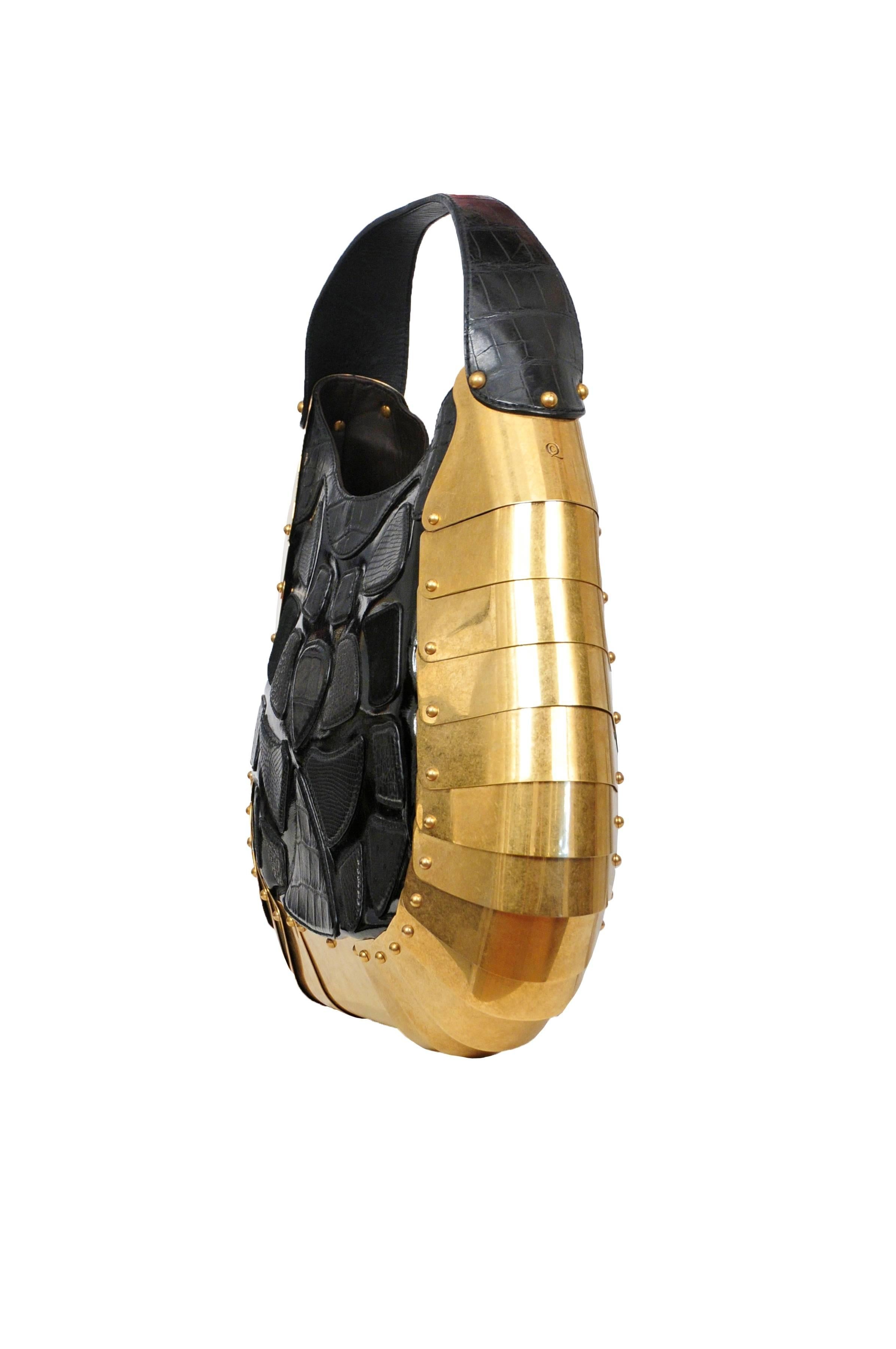 alexander mcqueen armor handbag
