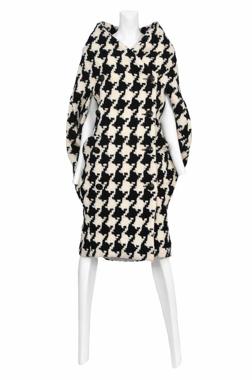 McQueen Check Cocoon Coat For Sale at 1stDibs
