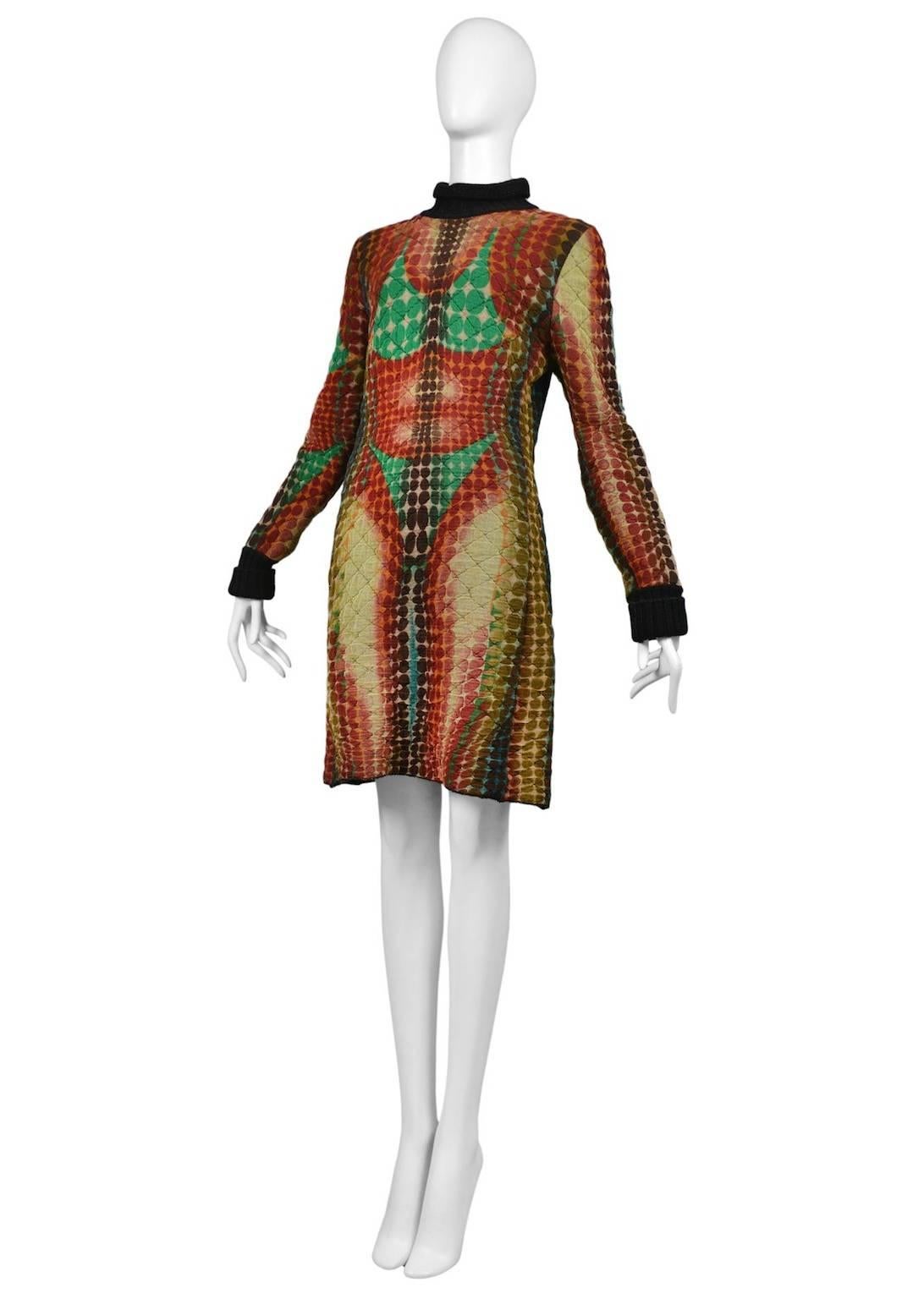 jean paul gaultier mesh dress