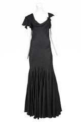 Alexander McQueen Black Sarabande Gown 2007
