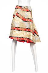 Alexander McQueen Eye Brocade Skirt 2000