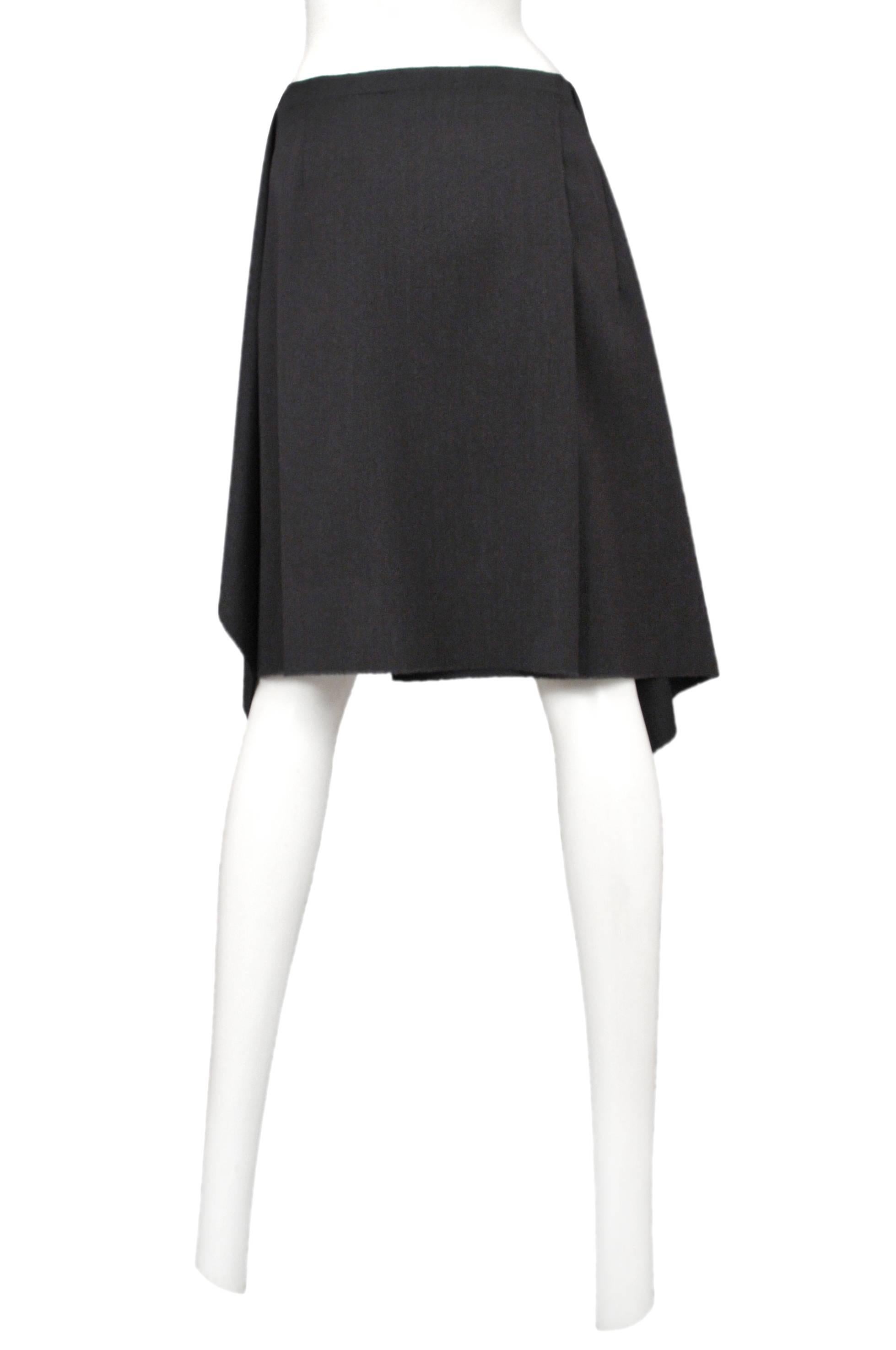 Black Martin Margiela SELVAGE SKIRT